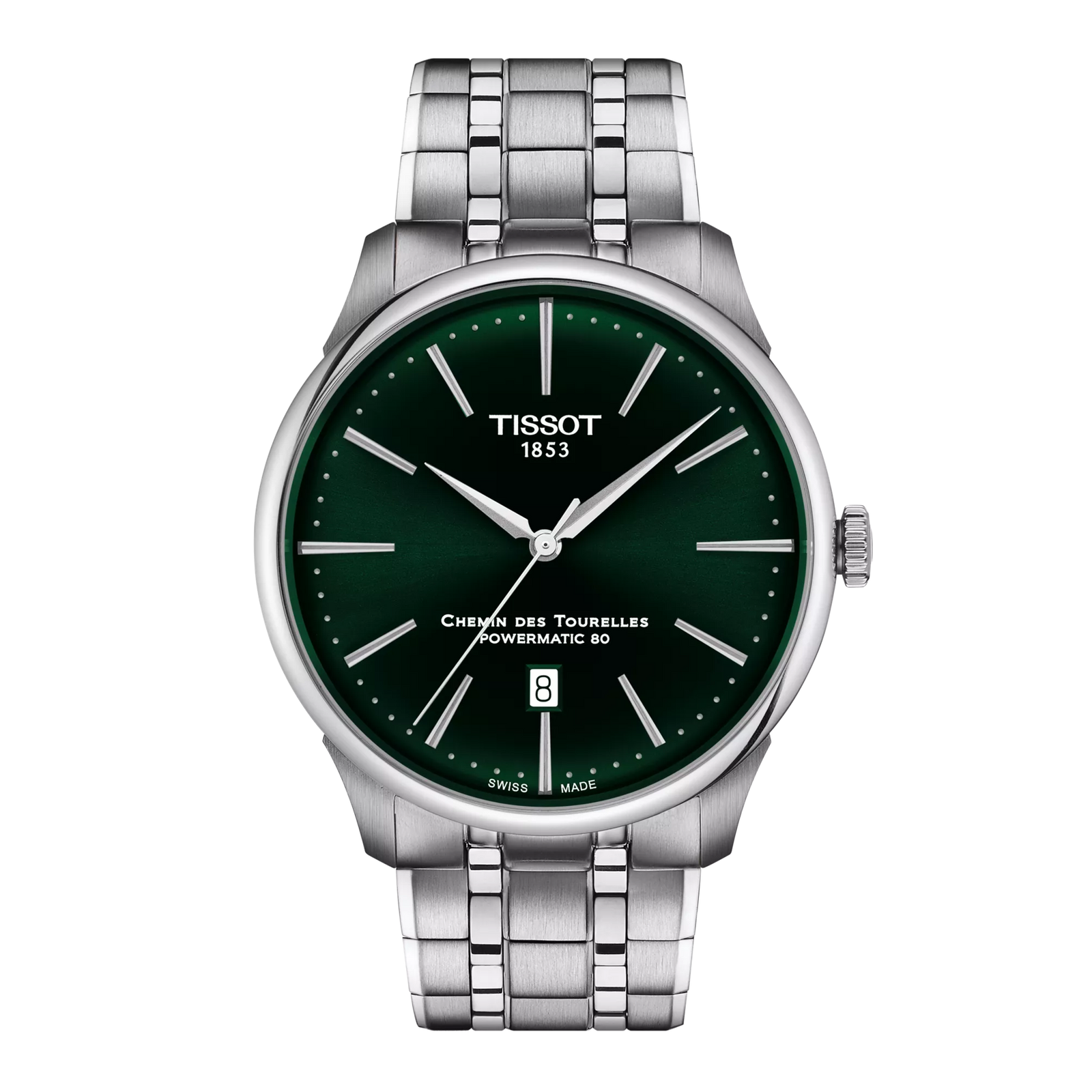 Tissot Chemin des Tourelles Powermatic 80 Green Dial T139.407.11.091.00
