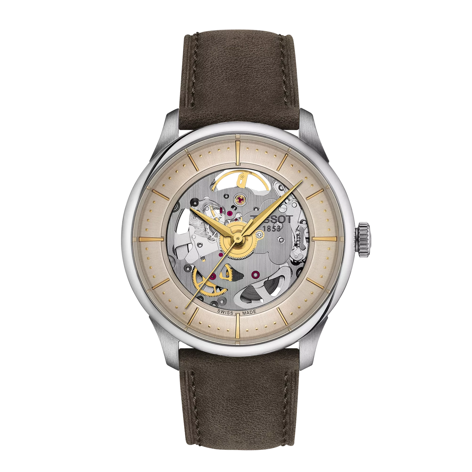 Tissot Chemin Des Tourelles Skeleton 39mm T139.836.16.261.00