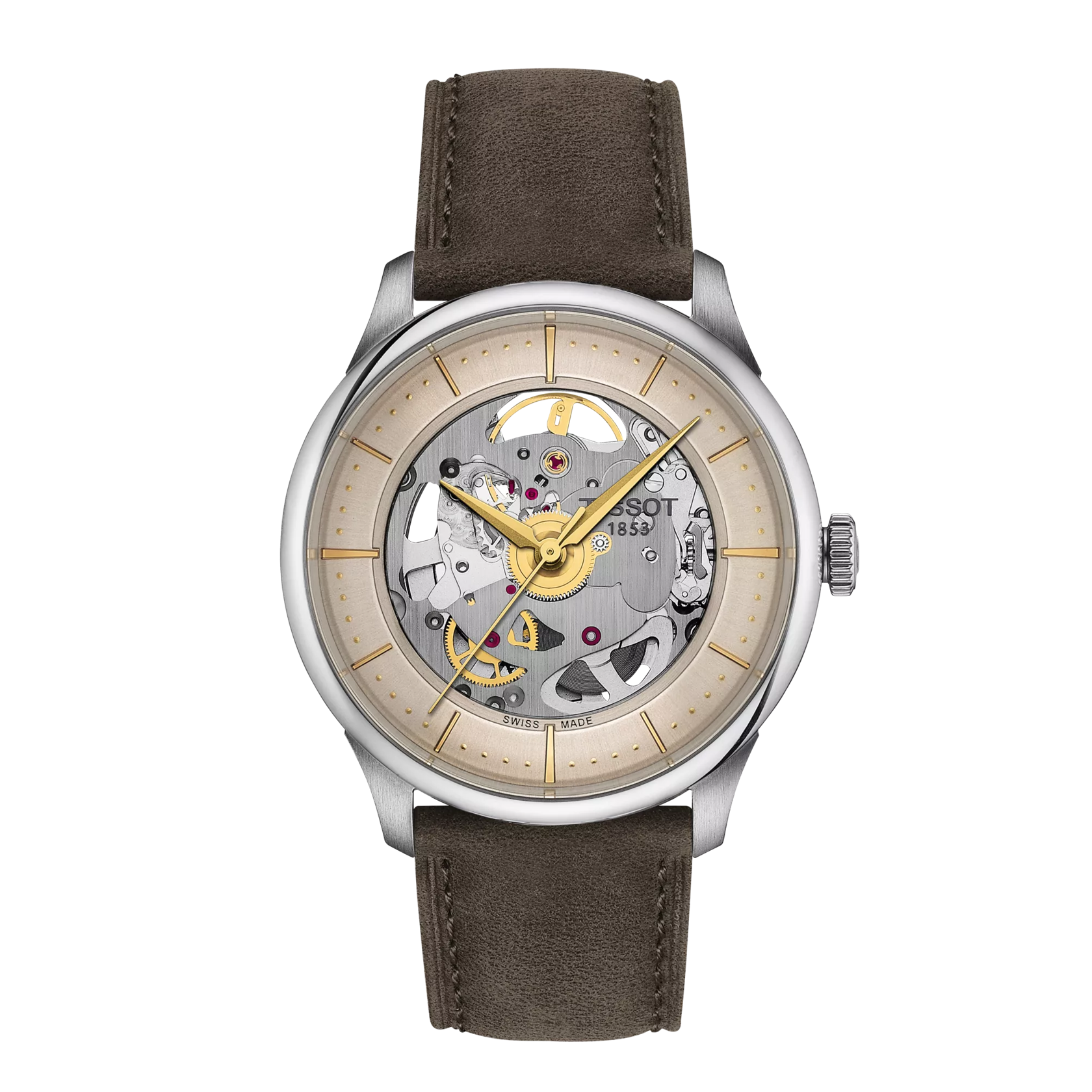 Tissot Chemin Des Tourelles Skeleton 39mm T139.836.16.261.00