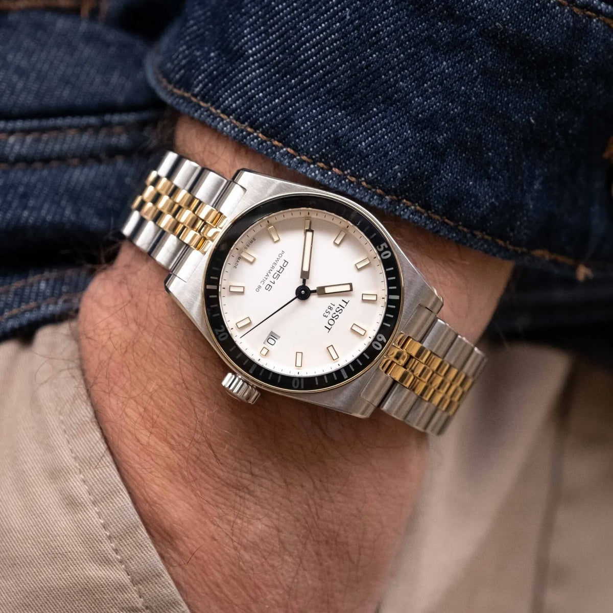Tissot PR516 Powermatic 80 T149.407.22.011.00 GOLD PVD