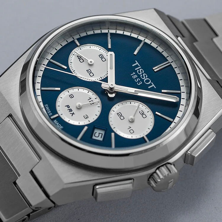 Tissot PRX Powermatic80 Chronograph 42mm Blue T137.427.11.041.00
