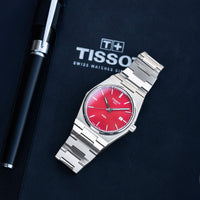 Tissot PRX Quartz 35mm Red Dial T137.210.11.421.00