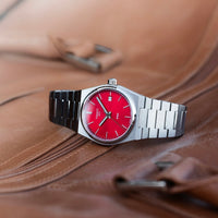 Tissot PRX Quartz 35mm Red Dial T137.210.11.421.00