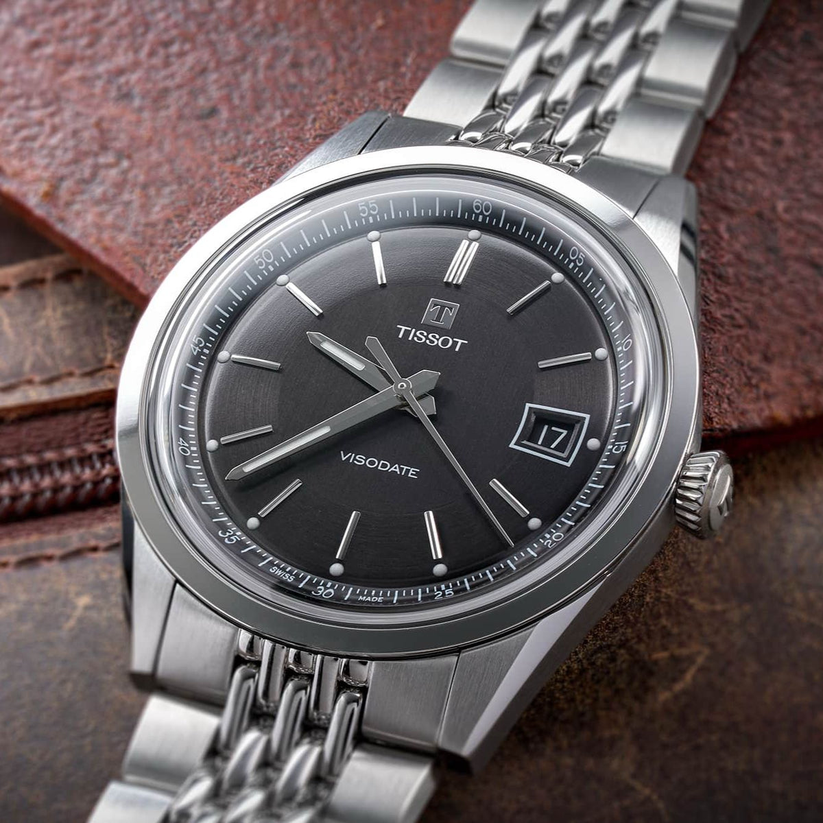 Tissot Visodate Powermatic80 Black Dial T157.407.11.051.00