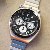 Citizen Bullhead Chronograph Quartz Black Dial AN3660-81E