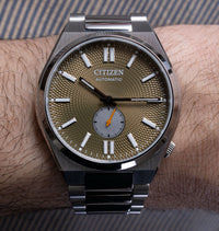 Citizen Small Second Automatic NK5010-51X Olive Green Dial