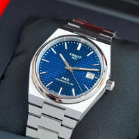 Tissot PRX Powermatic80 Titanium 38mm Blue Dial T137.807.44.041.00