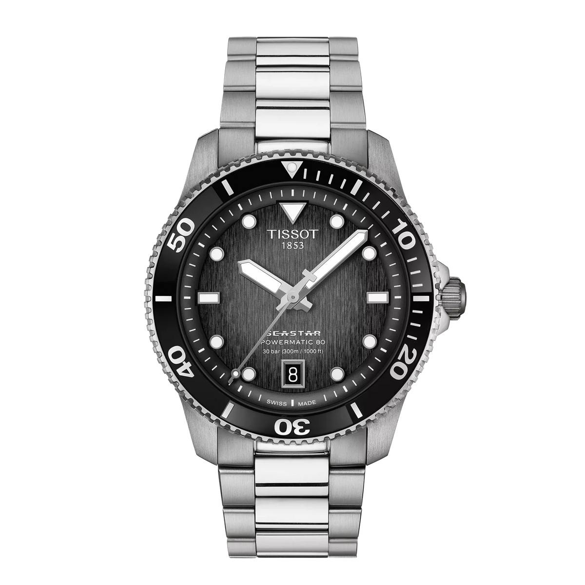 Tissot Seastar 1000 Powermatic80 Black Dial T120.807.11.051.00