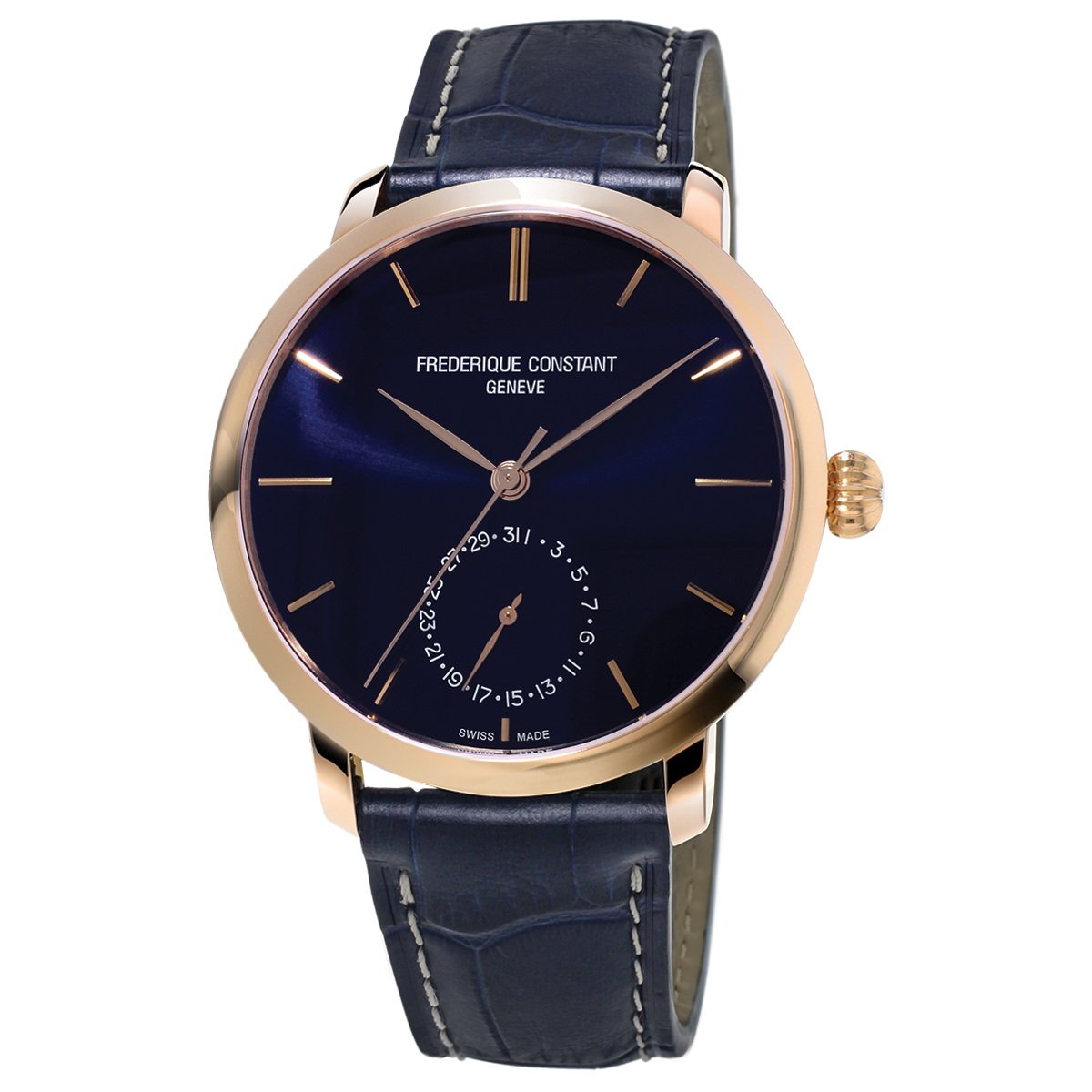 Frederique Constant Slimline Manufacture Navy Blue Dial FC-710N4S4