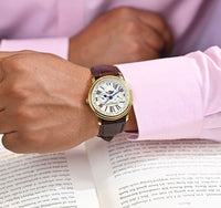 Frederique Constant Business Timer Moonphase Gold PVD FC-270EM4P5