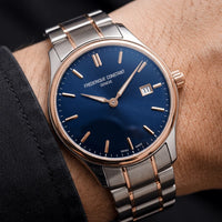 Frederique Constant Classic Blue Dial Gold PVD FC-220NS5B2B