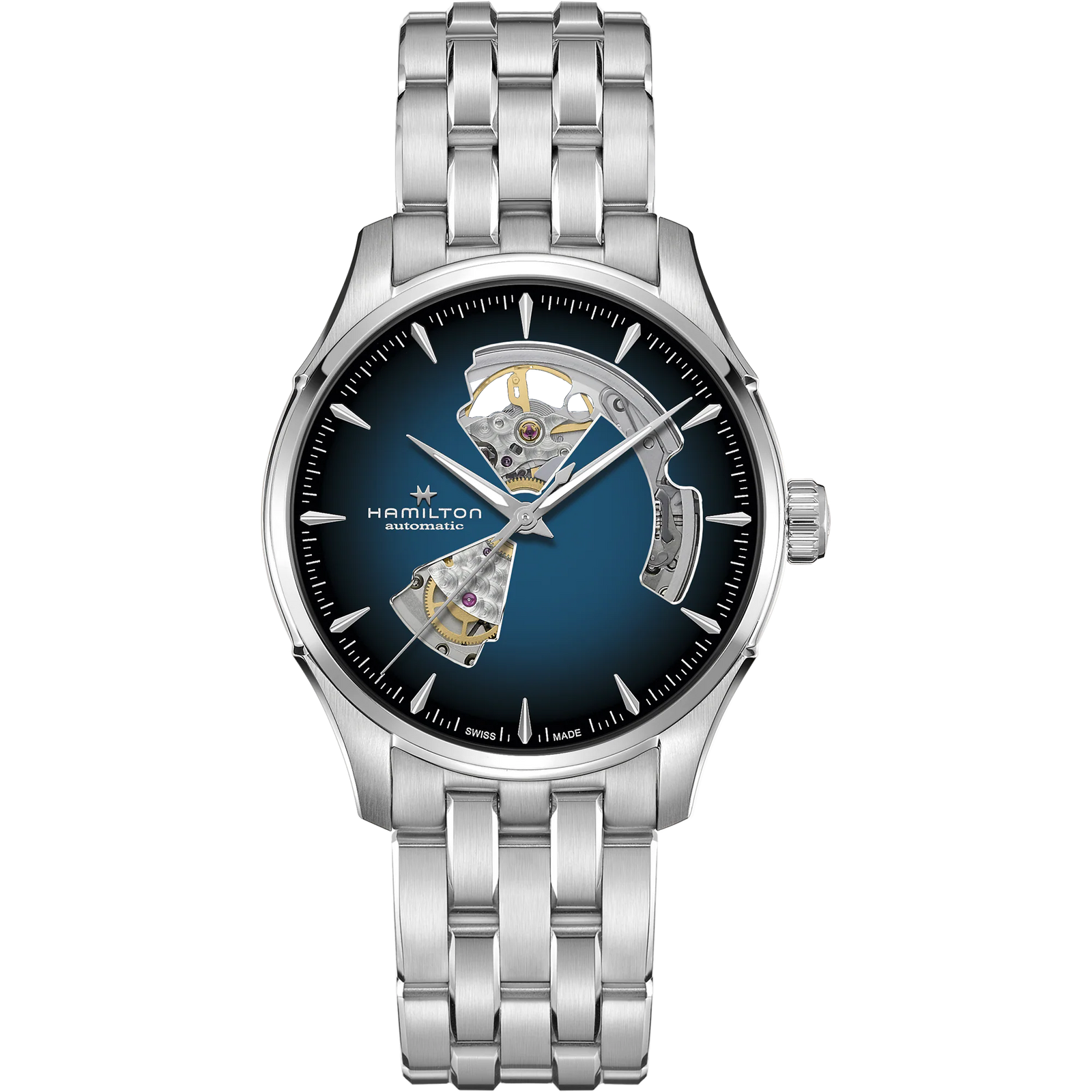 Hamilton Jazzmaster Open Heart Automatic Blue Dial H32675140