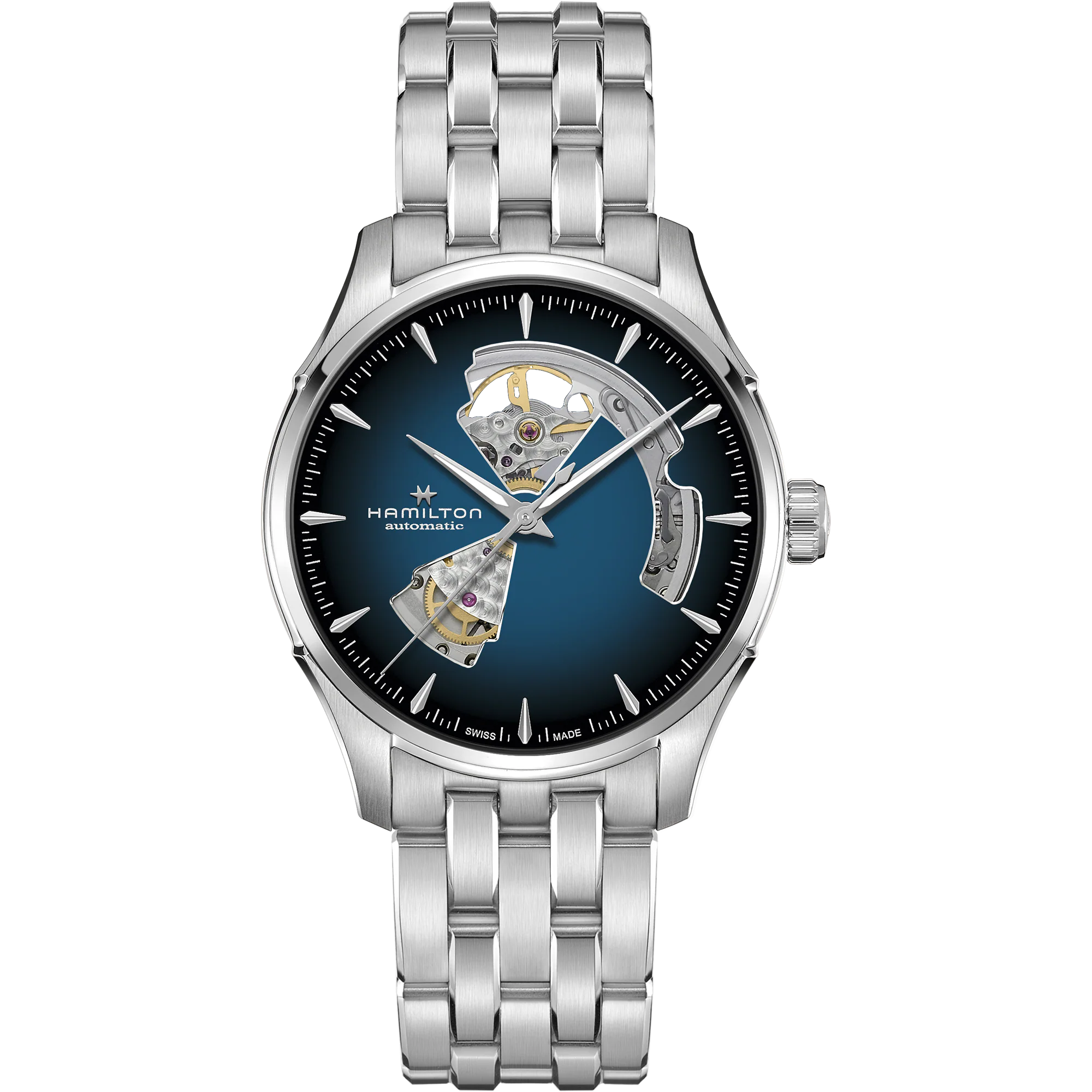 Hamilton Jazzmaster Open Heart Automatic Blue Dial H32675140
