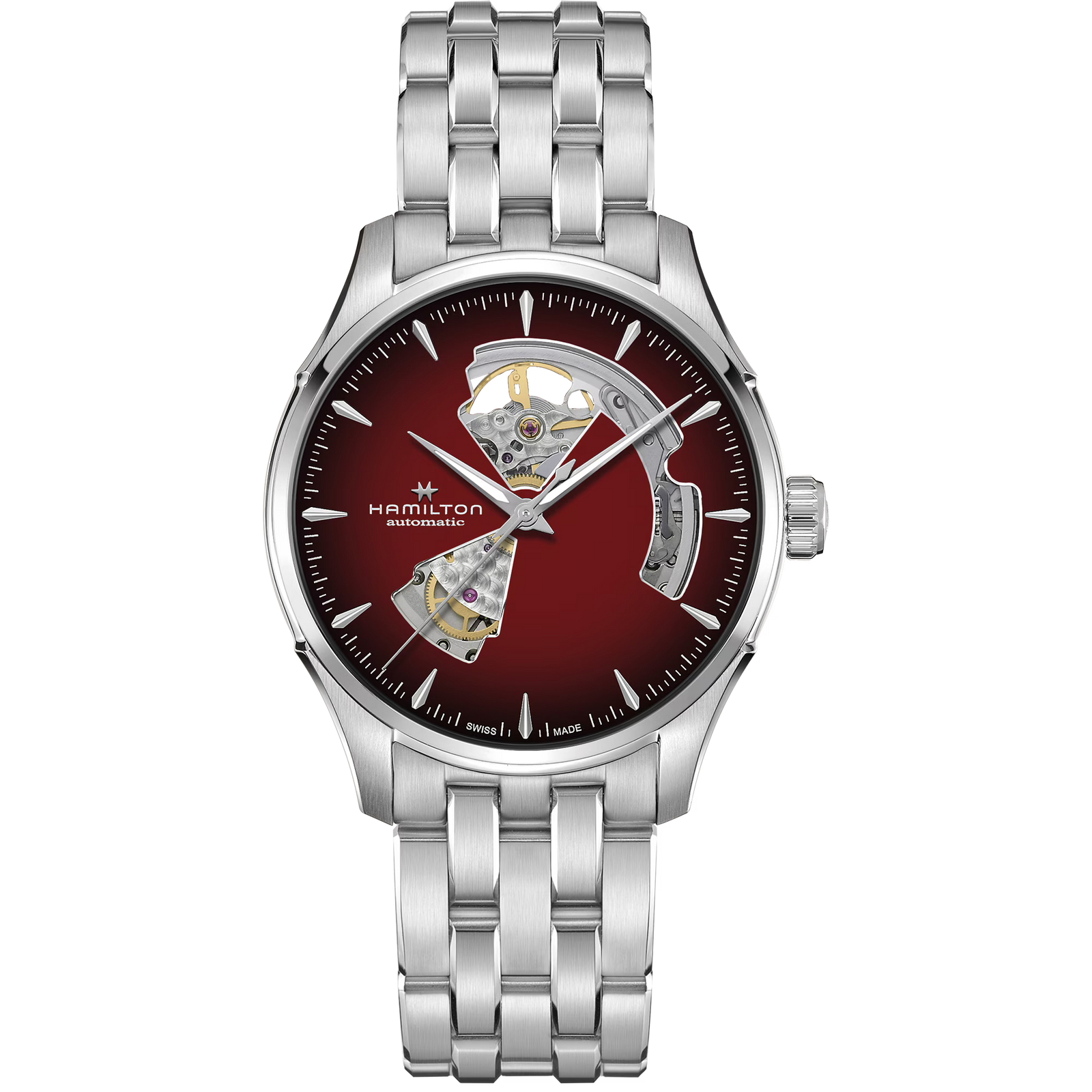 Hamilton Jazzmaster Open Heart Automatic Burgundy Dial H32675170