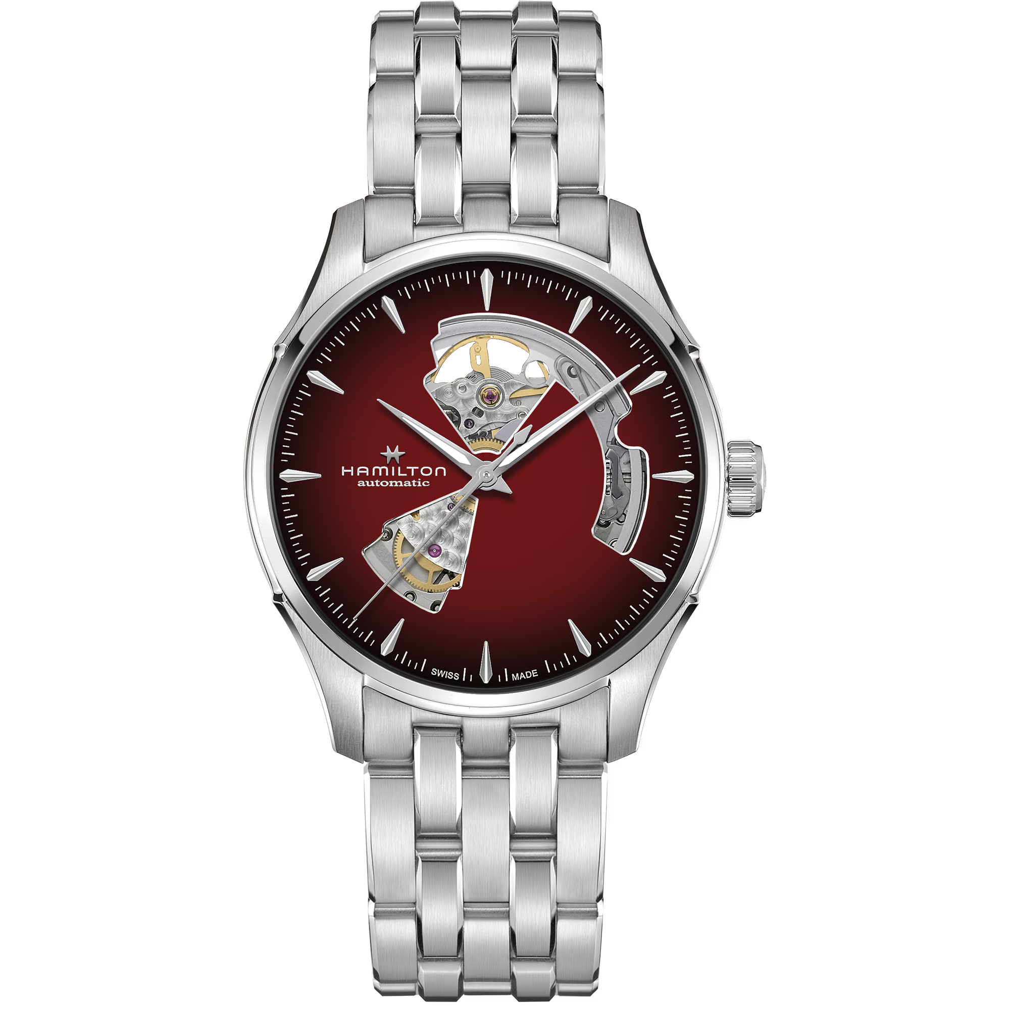 Hamilton Jazzmaster Open Heart Automatic Burgundy Dial H32675170