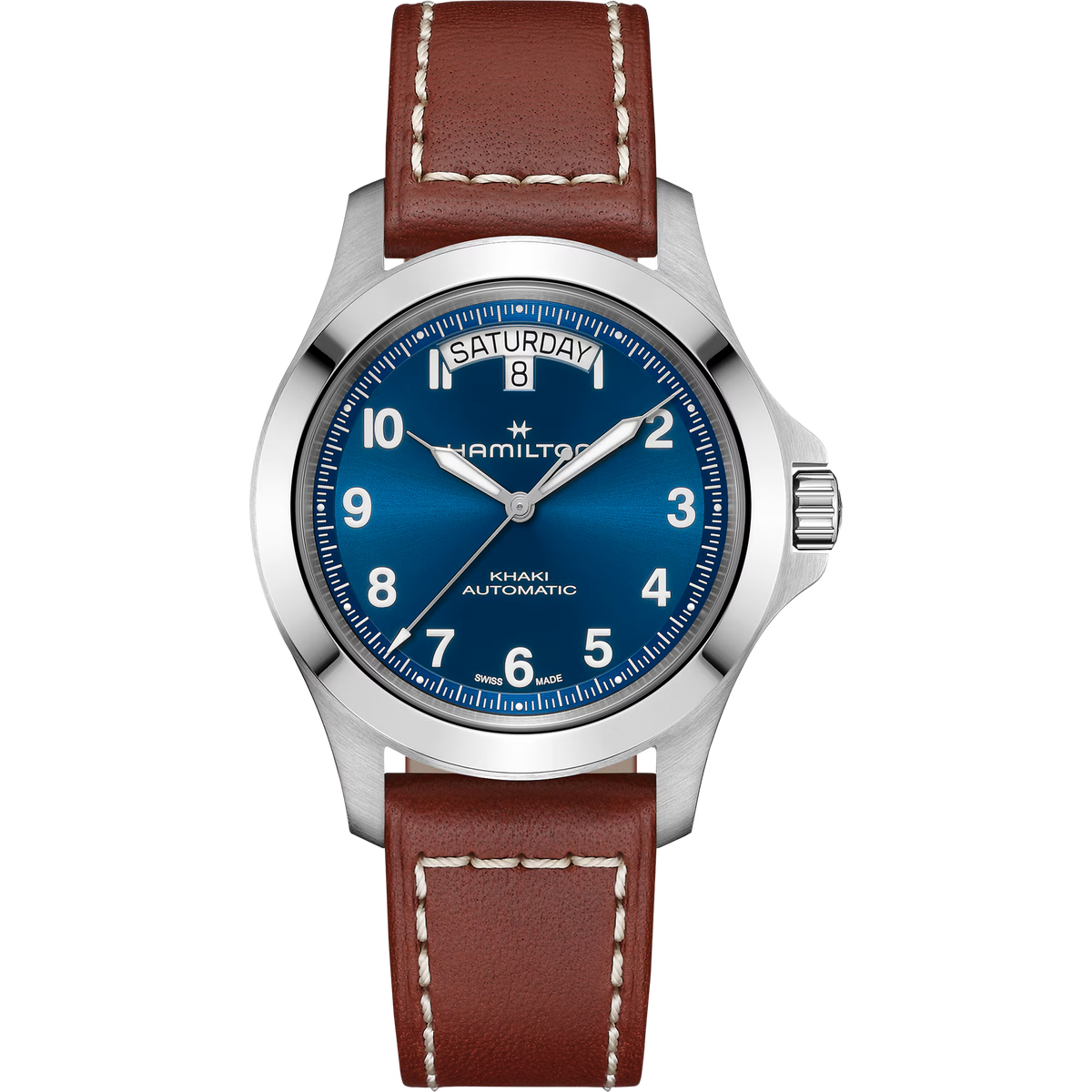 Hamilton Field King Day-Date Blue Dial H64475540