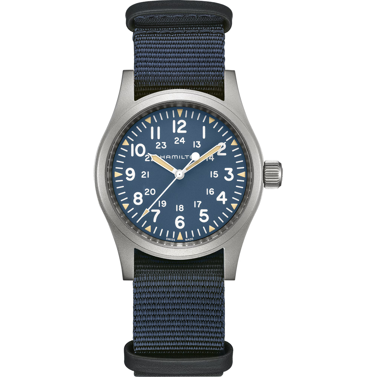 Hamilton Khaki Field Mechanical 38mm Blue H69439940