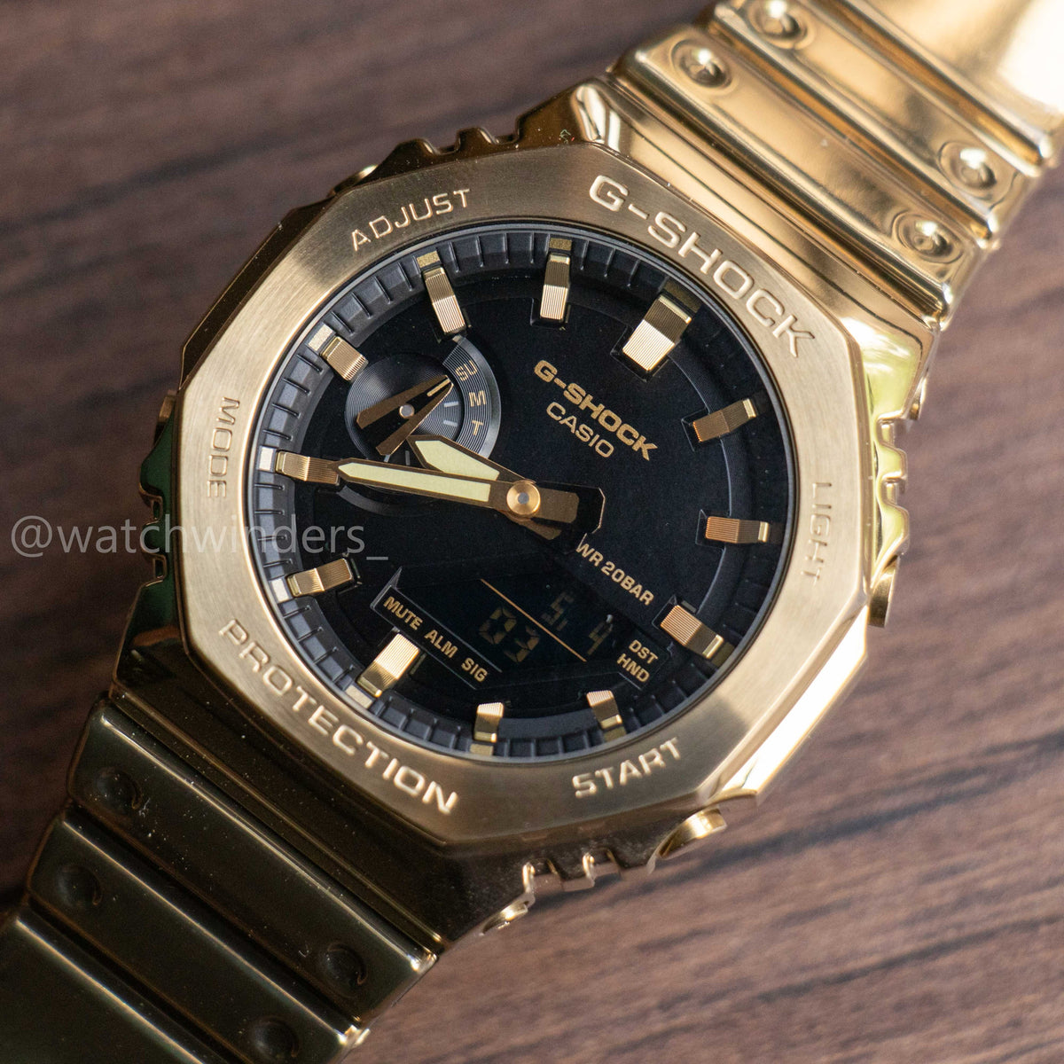 Casio Fine Metallic Series World Time Alarms GM-2100YMG-9A