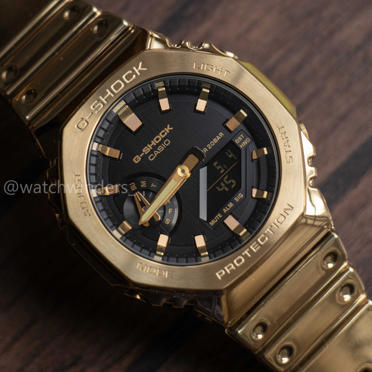 Casio Fine Metallic Series World Time Alarms GM-2100YMG-9A