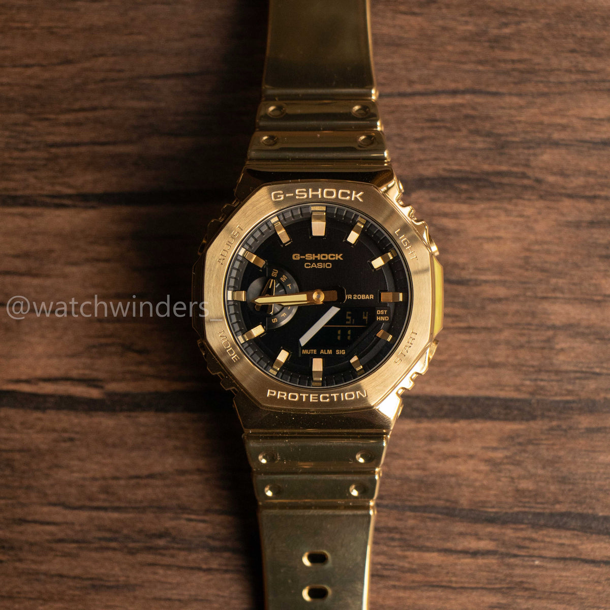 Casio Fine Metallic Series World Time Alarms GM-2100YMG-9A