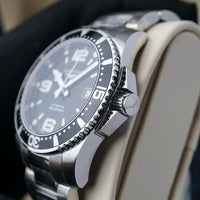 Longines Automatic Hydroconquest Black Stainless Steel L3.742.4.56.6
