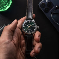Seiko Presage Mockingbird Green Dial SRPD37
