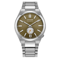 Citizen Small Second Automatic NK5010-51X Olive Green Dial