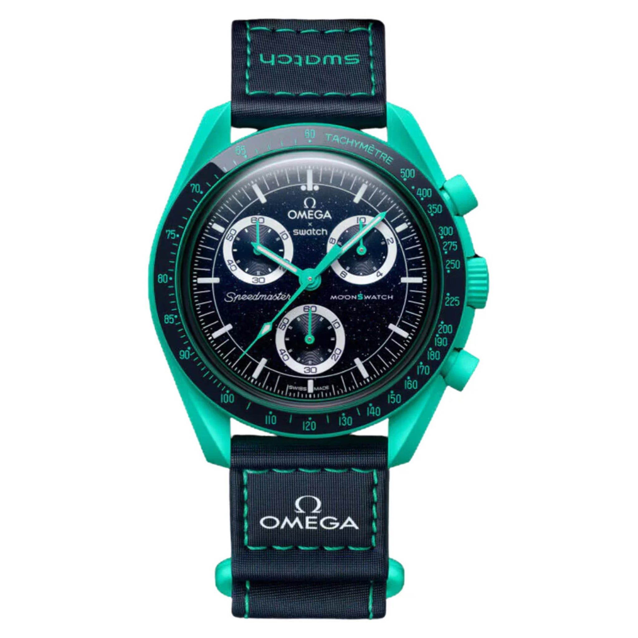 Swatch x Omega Mission to Earth Polar Light SO33L103
