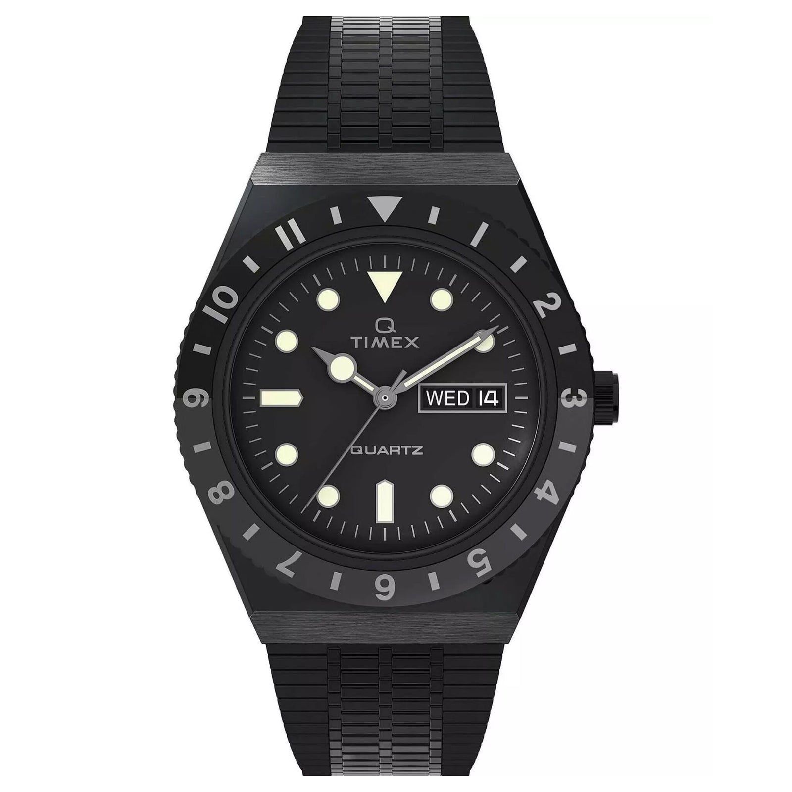 Timex - Q Timex Reissue TW2U61600 All Black PVD