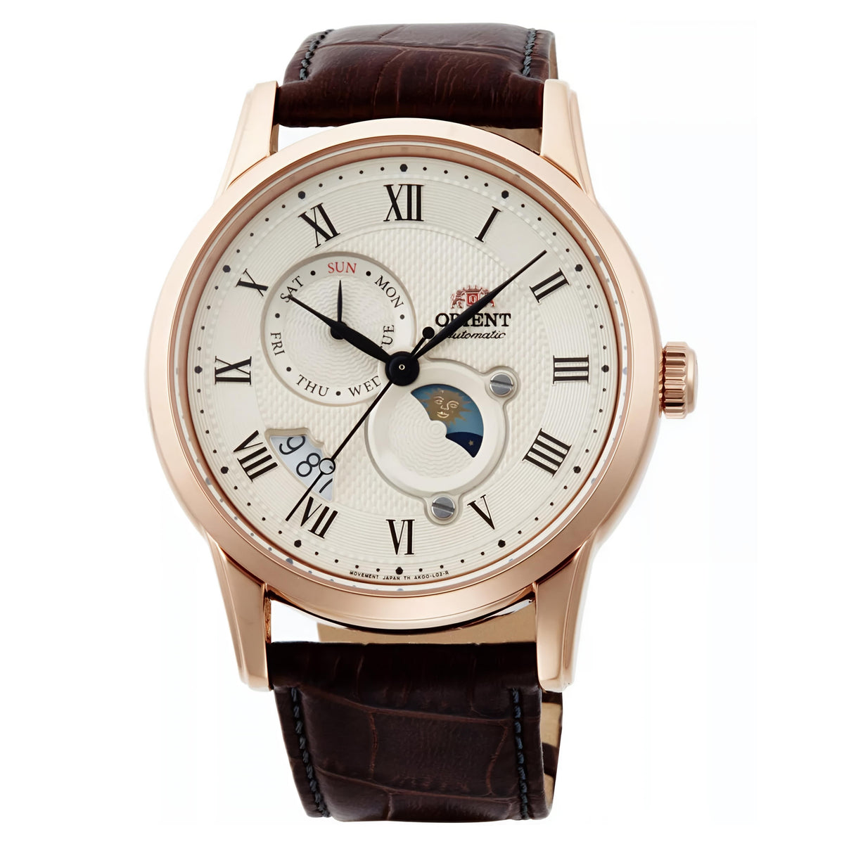 Orient Sun & Moon Automatic White Gold PVD RA-AK0007S30B