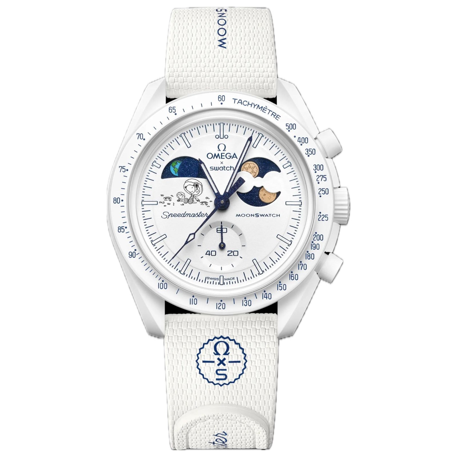 Swatch Mission to Earthphase- Moonshine Gold "Cold Moon" Snoopy SO33W701L