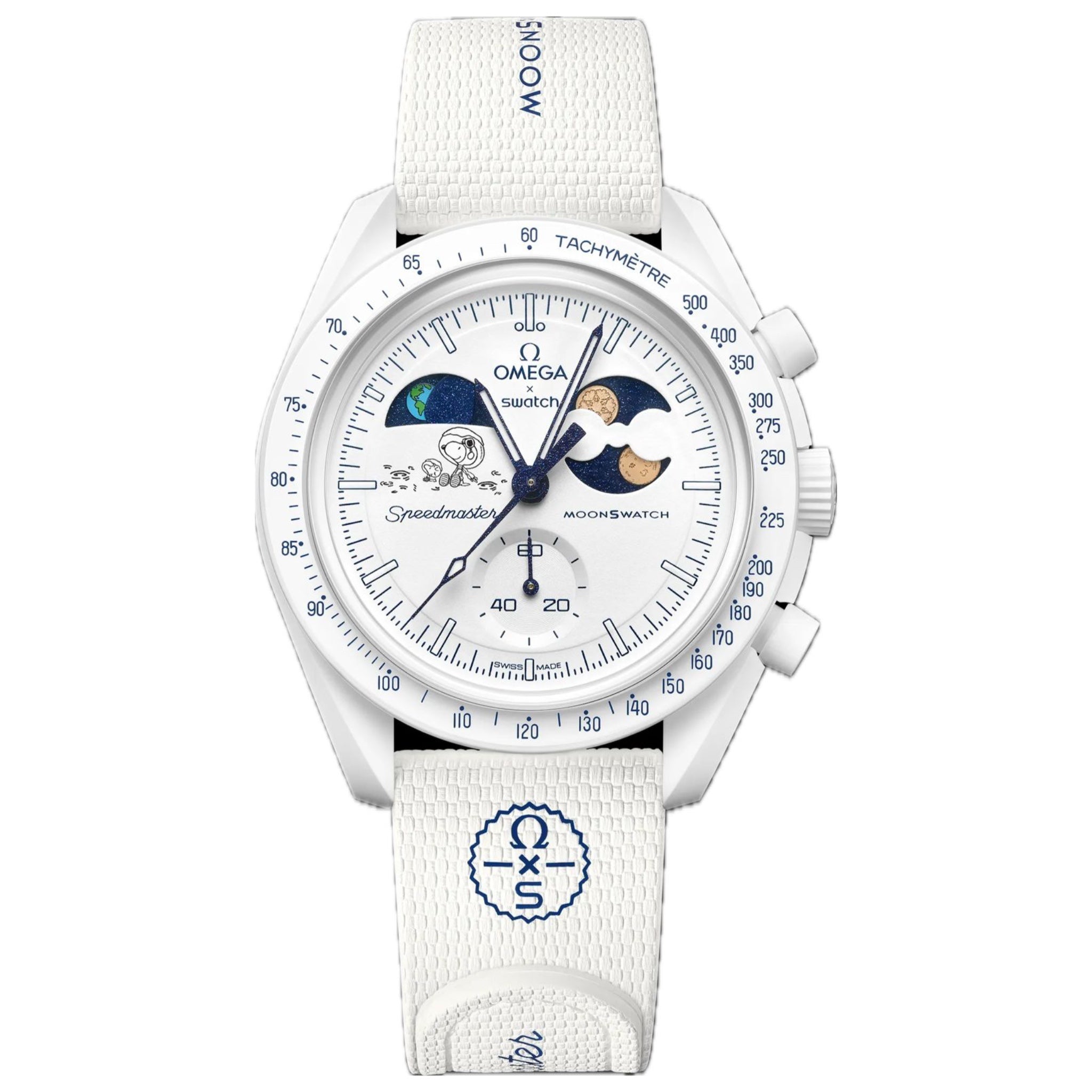 Swatch Mission to Earthphase- Moonshine Gold "Cold Moon" Snoopy SO33W701L