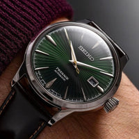 Seiko Presage Mockingbird Green Dial SRPD37