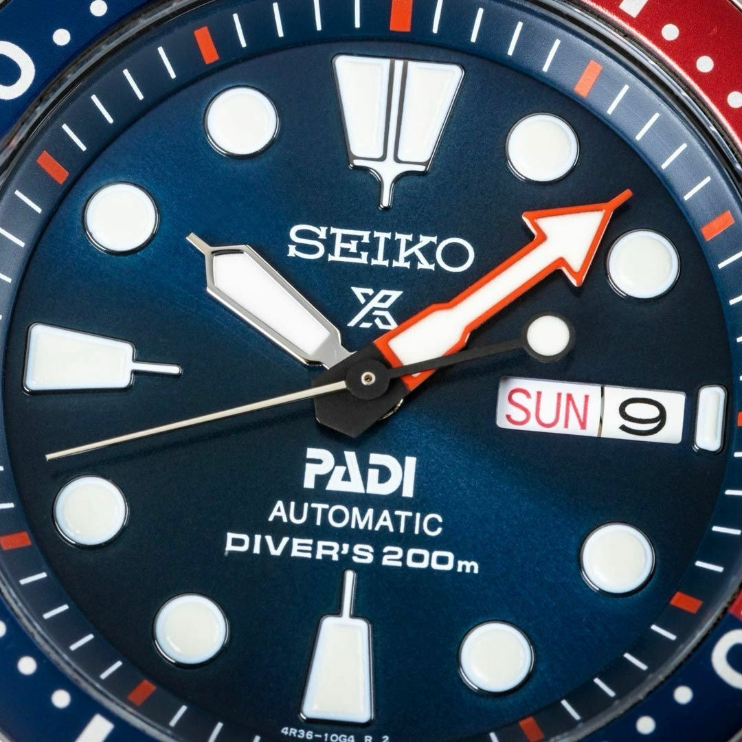 Seiko Prospex PADI King Turtle Pepsi Dial Dial SRPE99