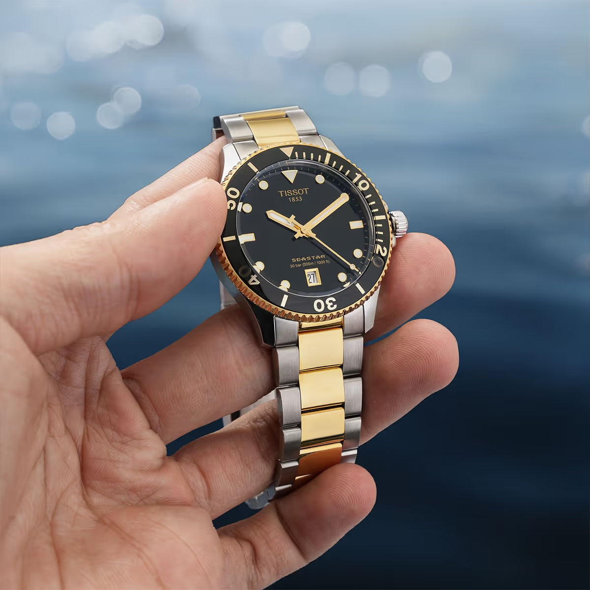Tissot Seastar 1000 Quartz 40mm Black Two Tone T120.410.22.051.00
