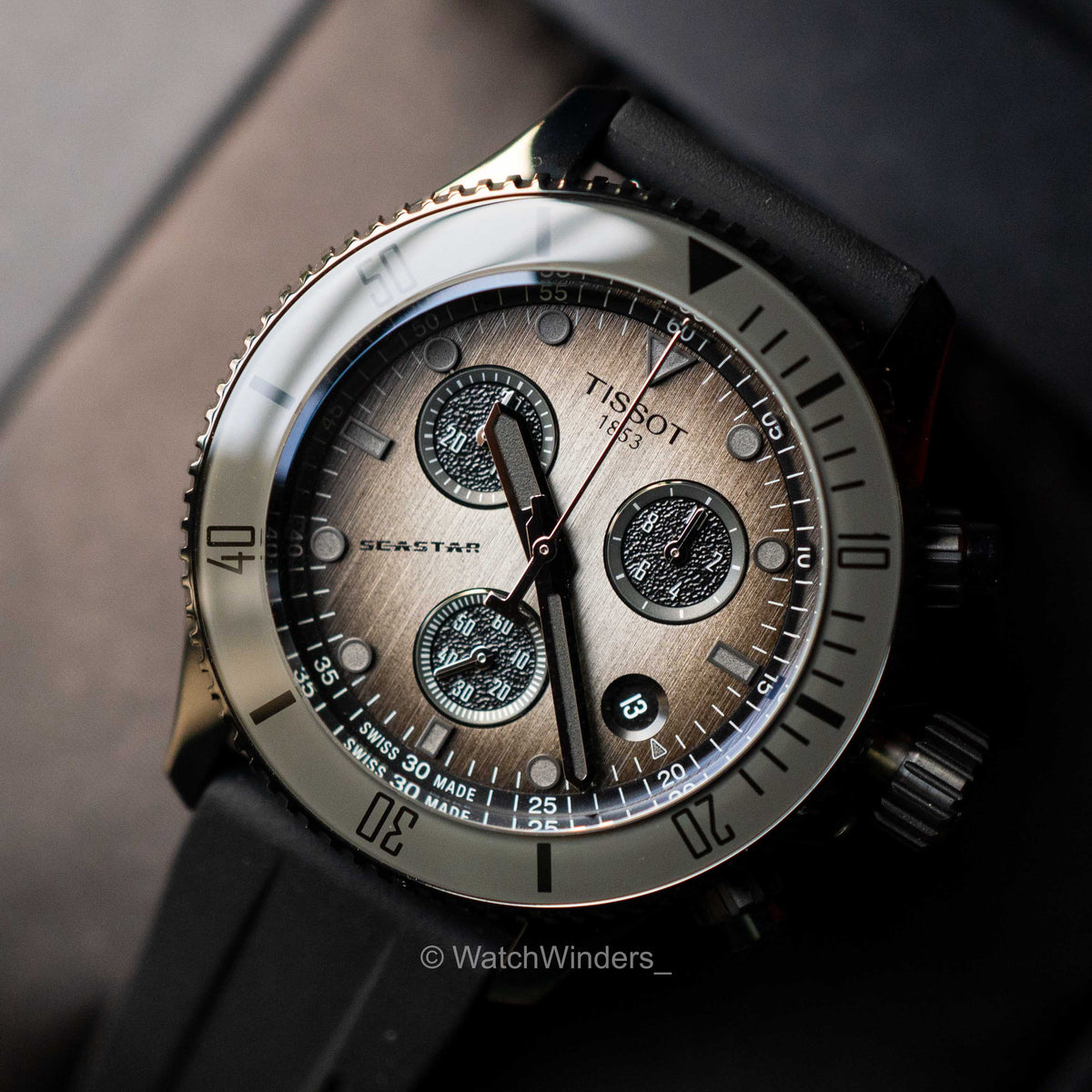 Tissot Seastar 1000 Quartz Chronograph Black PVD T120.217.37.061.00