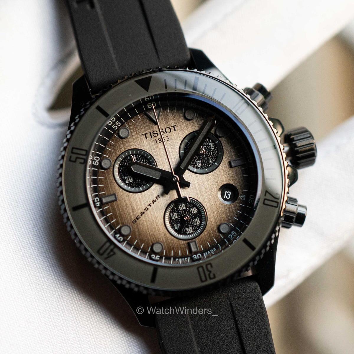 Tissot Seastar 1000 Quartz Chronograph Black PVD T120.217.37.061.00