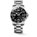 Longines Hydroconquest Sunray Black Dial Stainless Steel L3.742.4.56.6