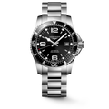 Longines Automatic Hydroconquest Black Stainless Steel L3.742.4.56.6