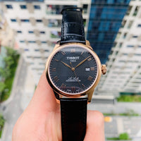 Tissot Le Locle Powermatic 80 Black Rose Gold Dial T006.407.36.053.00