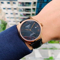 Tissot Le Locle Powermatic 80 Black Rose Gold Dial T006.407.36.053.00