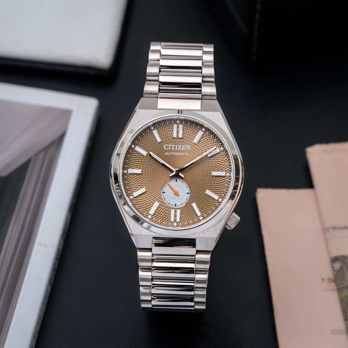 Citizen Small Second Automatic NK5010-51X Olive Green Dial